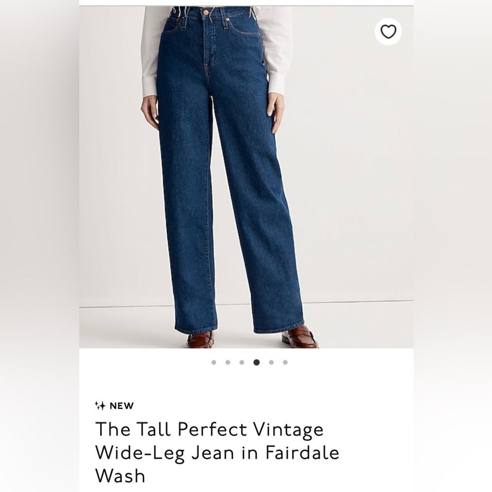 Madewell - Tall Perfect Vintage Wide Leg Jean